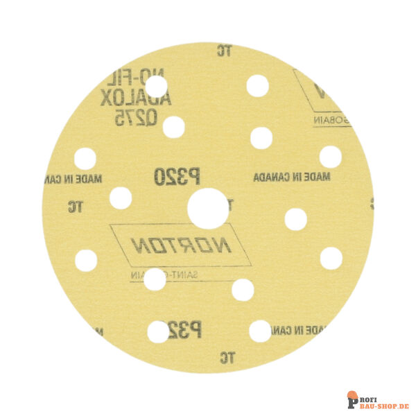nortonschleifmittel/NORTON_schleifmittel_77696088150 Discs Selfgrip Norton Norton Pro Film 15x18 Grit 320 14 holes_146993